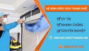 dịch vụ vệ sinh điều hòa thanh khê