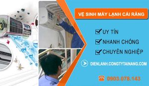 dịch vụ vệ sinh máy lạnh cái răng