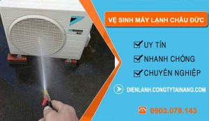 dịch vụ vệ sinh máy lạnh châu đức