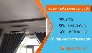 dịch vụ vệ sinh máy lạnh long hải