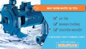 khắc phục máy bơm nước bị yếu