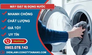 khắc phục máy giặt bị đọng nước