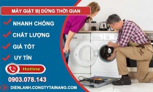 khắc phục máy giặt bị dừng thời gian