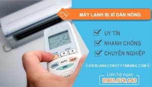 khắc phục máy lạnh bị xì dàn nóng