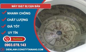 máy giặt bị cặn bẩn