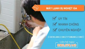 máy lạnh bị nghẹt ga