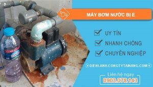 nguyên nhân máy bơm nước bị e