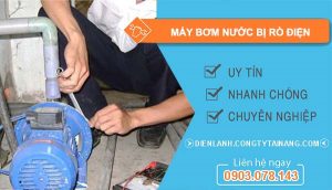 nguyên nhân máy bơm bị rò điện