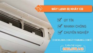 nguyên nhân máy lạnh bị nhảy cb