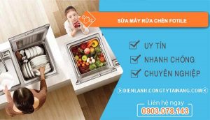 sửa máy rửa chén fotile