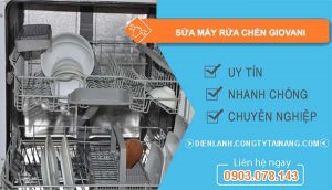 sửa máy rửa chén giovani
