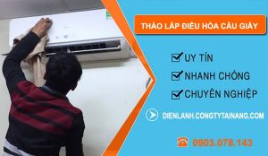 tháo lắp điều hòa cầu giấy