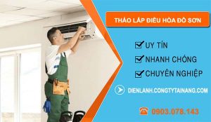 tháo lắp điều hòa đồ sơn