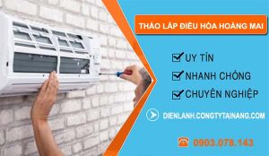 tháo lắp điều hòa hoàng mai