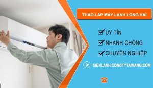 tháo lắp máy lạnh long hải