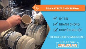 thợ sửa máy rửa chén binova