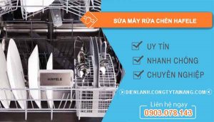 thợ sửa máy rửa chén hafele