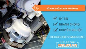 thợ sửa máy rửa chén hotpoint