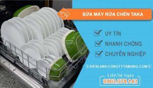thợ sửa máy rửa chén taka