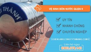 thợ vệ sinh bồn nước quận 9