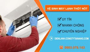 thợ vệ sinh máy lạnh thốt nốt