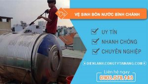 vệ sinh bồn nước bình chánh