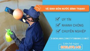 vệ sinh bồn nước bình thạnh