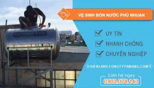 vệ sinh bồn nước phú nhuận