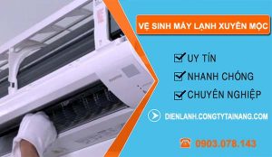 vệ sinh máy lạnh xuyên mộc