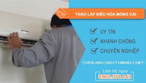 dịch vụ tháo lắp điều hoà móng cái