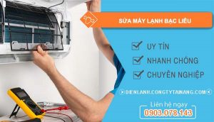 thợ sửa máy lạnh bạc liêu