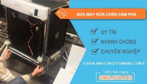 thợ sửa máy rửa chén cẩm phả