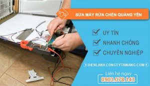thợ sửa máy rửa chén quảng yên