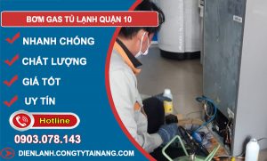 Bơm Gas Tủ Lạnh Quận 10