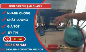 Bơm Gas Tủ Lạnh Quận 3
