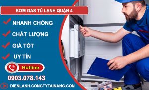 Bơm Gas Tủ Lạnh Quận 4