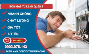 Bơm Gas Tủ Lạnh Quận 6