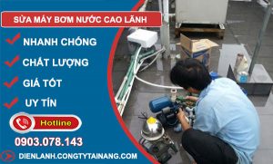 dịch vụ Sửa Máy Bơm Nước Cao Lãnh