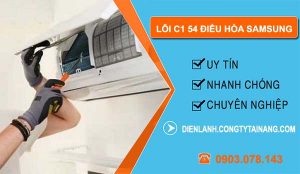 lỗi c1 54 điều hòa samsung