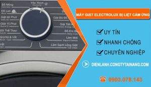 máy giặt electrolux bị liệt cảm ứng
