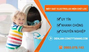 máy giặt electrolux hiện chữ loc