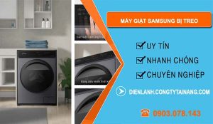 máy giặt samsung bị treo
