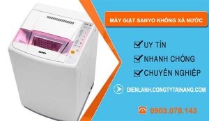 máy giặt sanyo không xả nước