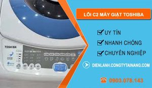nguyên nhân lỗi c2 máy giặt toshiba