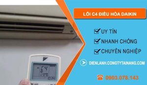 nguyên nhân lỗi c4 điều hòa daikin