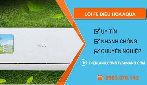 nguyên nhân lỗi fe điều hòa aqua