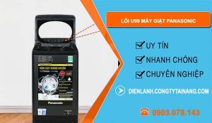 nguyên nhân lỗi u99 máy giặt panasonic