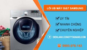 nguyên nhân lỗi ub máy giặt samsung