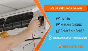 nguyên nhân lỗi ur điều hòa daikin