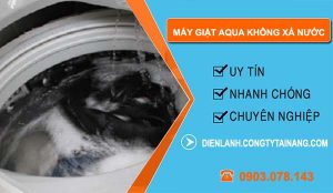 nguyên nhân máy giặt aqua không xả nước